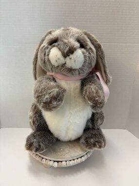 Dakin Lou Rankin Friends Rabbit Plush 12" SIGNED release # 2 Of 1200. RARE EUC!!